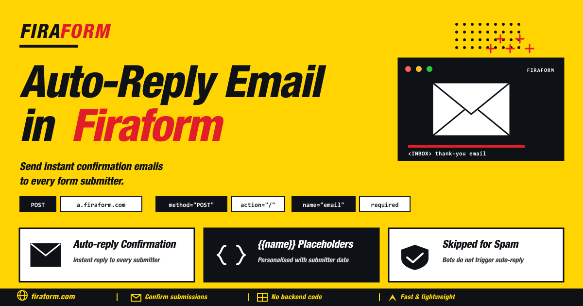 How to Enable Auto-Reply Email in Firaform